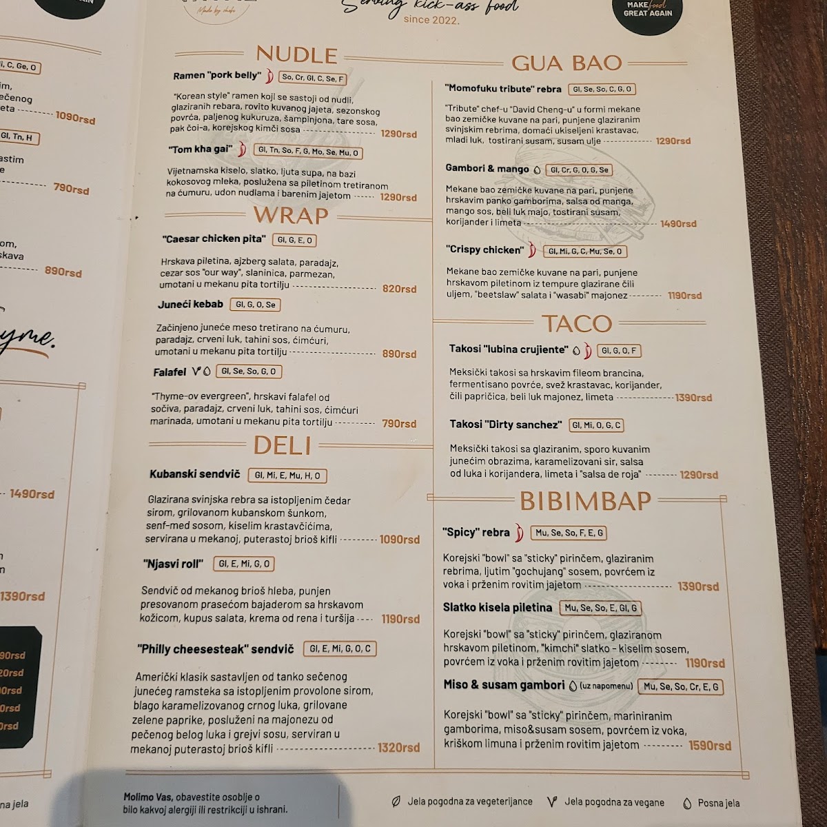 Menu Thyme - Streetfood & Breakfast-2